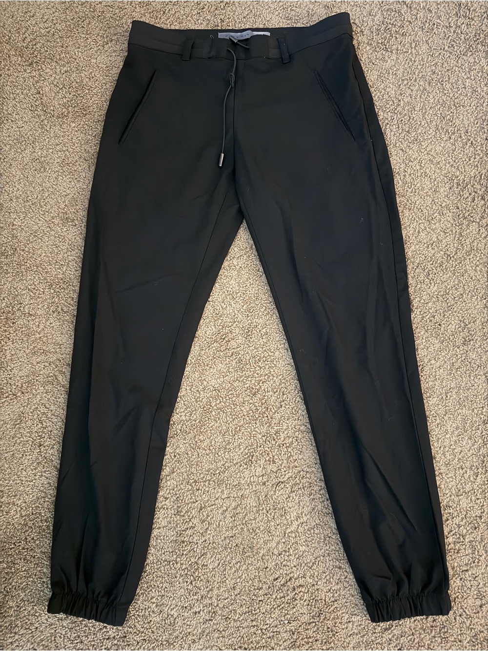 Zara Black Men's Jogger Dress Pants